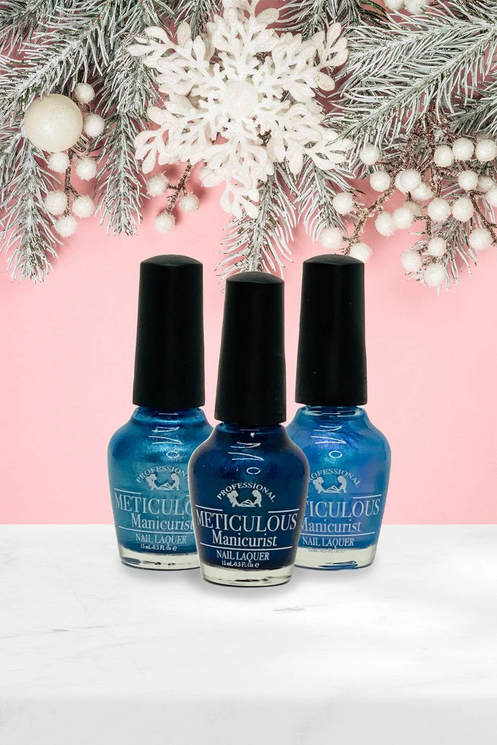 Meticulous Manicurist Nail Polish Holiday Trio - Let It Snow